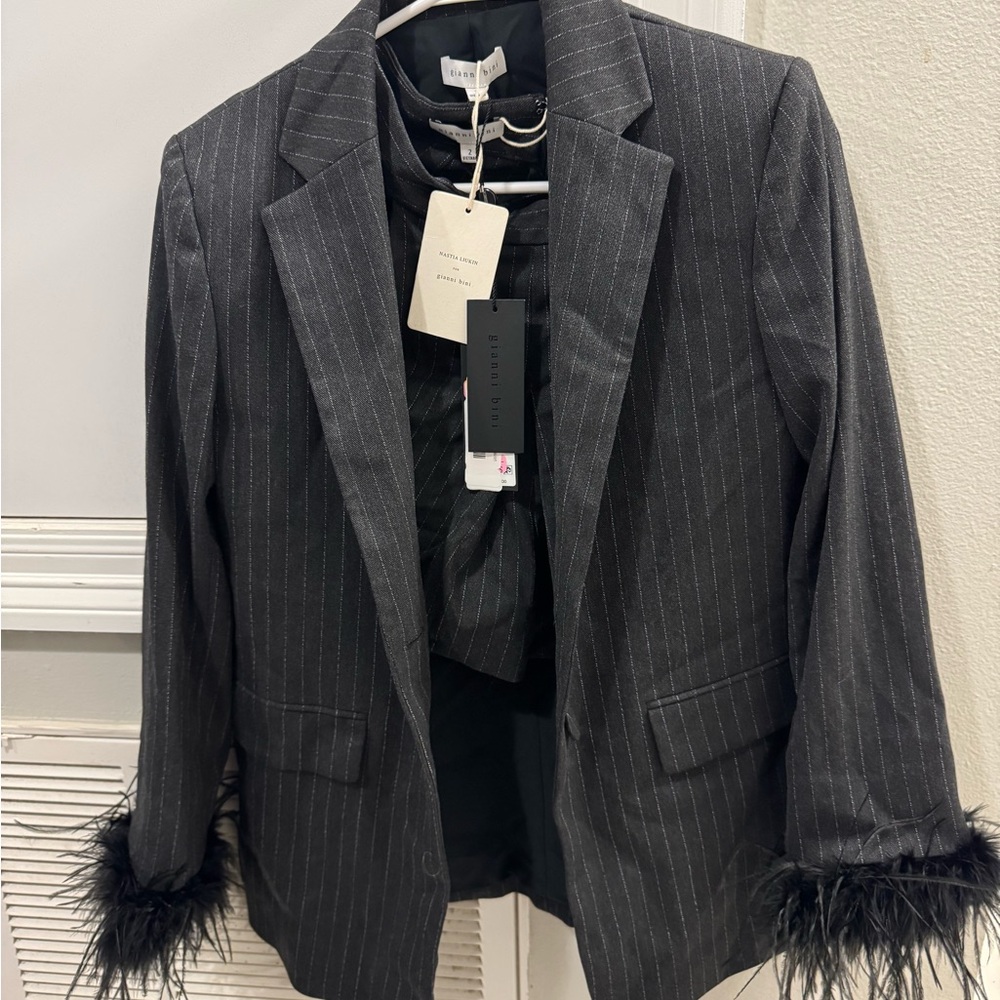 GIANNI BINI shorts & blazer set - 2